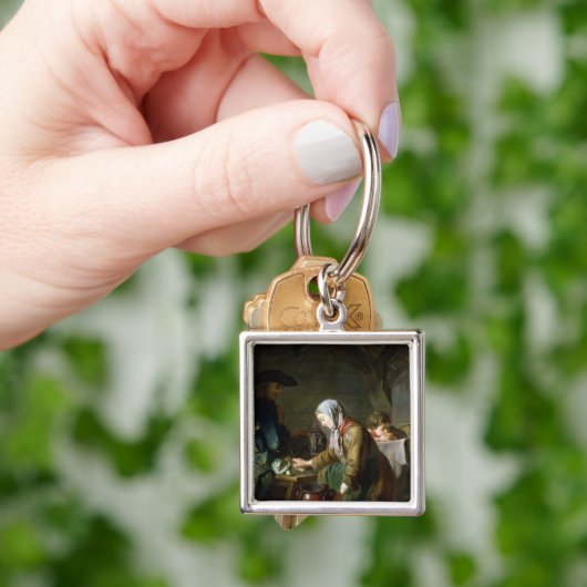 Bereiding van een maaltijd sleutelhanger (Hand)