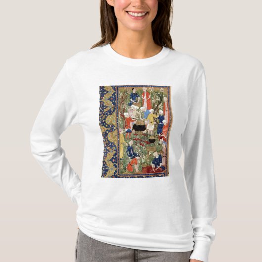 Bereiding van een maaltijd t-shirt (Voorkant)