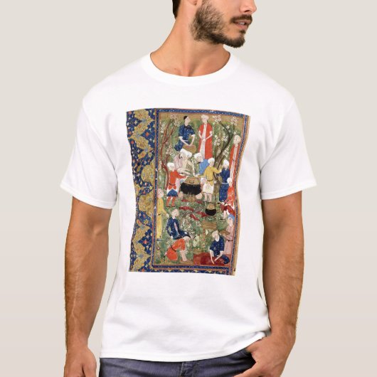 Bereiding van een maaltijd t-shirt (Voorkant)