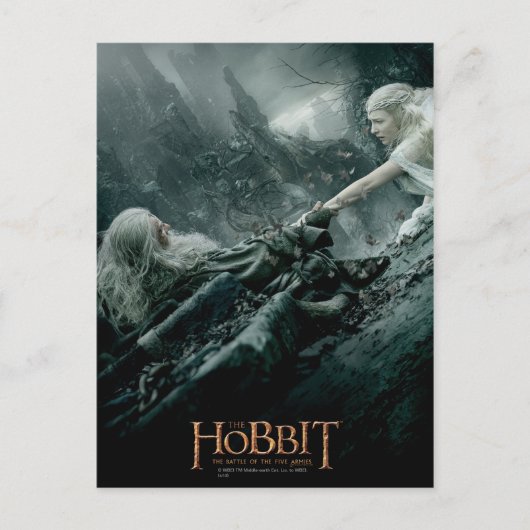 Bereiding van Gandalf en Galadriel Briefkaart (Voorkant)