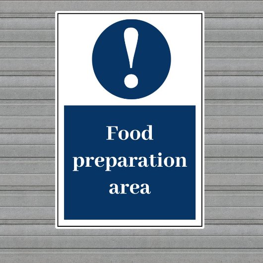 Bereiding van levensmiddelen sticker