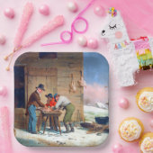 Bereiding van Turkije Kerstmis Francis Edmonds 185 Papieren Bordje (Feest)