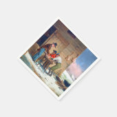 Bereiding van Turkije Kerstmis Francis Edmonds 185 Servet (Hoek)