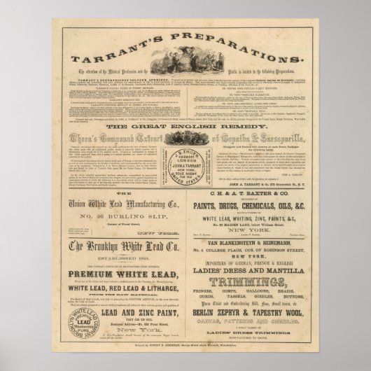 Bereidingen van Tarrant Poster (Voorkant)