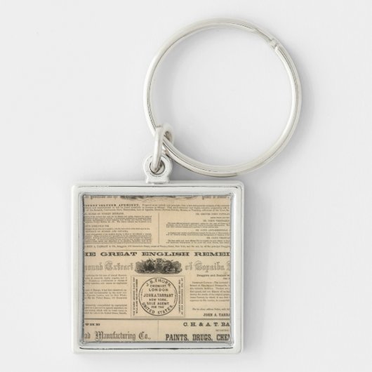 Bereidingen van Tarrant Sleutelhanger (Voorkant)