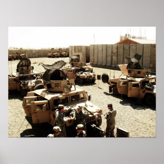 Bereidingen voor het uitvoeren van scoutplateaus poster (Voorkant)