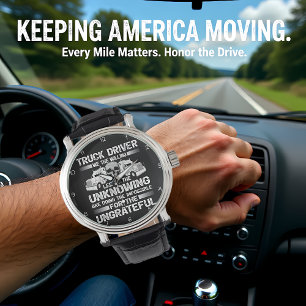 Bereidwillige Vrachtwagenchauffeur: Onmogelijk voo Horloge