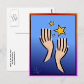 Bereik 4 Het Briefkaart van de sterren (Voorkant / Achterkant)