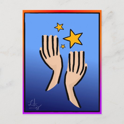 Bereik 4 Het Briefkaart van de sterren (Voorkant)