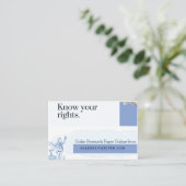 Bereik academische uitmuntendheid met studie profy visitekaartje (Staand voorkant)