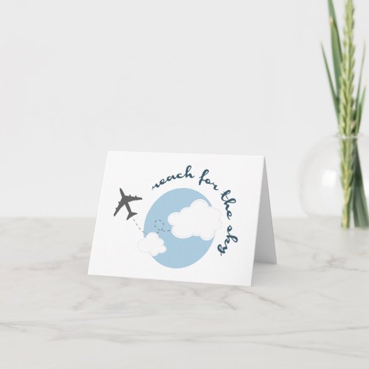 Bereik de hemel bedankkaart (Voorkant)