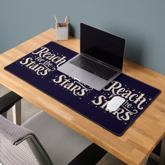 Bereik de sterren Hemeltypografie Kunst Bureaumat (Kantoor 2)