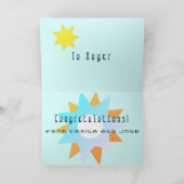 Bereik de sterren met een grote brede glimlach kaart (Binnen)