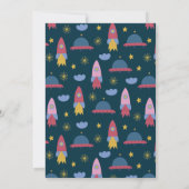 Bereik de verjaardag van de Four Stars Navy Space  Kaart (Achterkant)