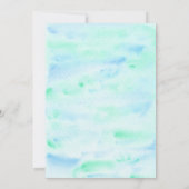 Bereik de VIER sterren Blue Space Verjaardag Kaart (Achterkant)