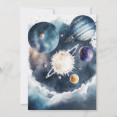 Bereik Four the Stars Galaxy Modern 4e verjaardag Kaart (Achterkant)