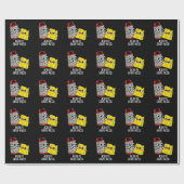 Bereik Grateness Grappige Kaas Puns Donker BG Cadeaupapier (Vlak)