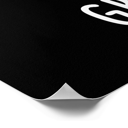 Bereik Grateness Grappige Kaas Puns Donker BG Poster (Hoek)