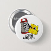 Bereik Grootheid Grappige Kaas Puns Ronde Button 5,7 Cm (Voorkant /achterkant)