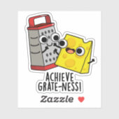 Bereik Grootheid Grappige Kaas Puns  Sticker (Vel)