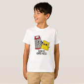 Bereik Grootheid Grappige Kaas Puns T-shirt (Voorkant volledig)
