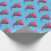 Bereik haar met je hart II Cadeaupapier (Hoek)