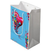 Bereik haar met je hart II Medium Cadeauzakje (Voorkant Gekanteld)