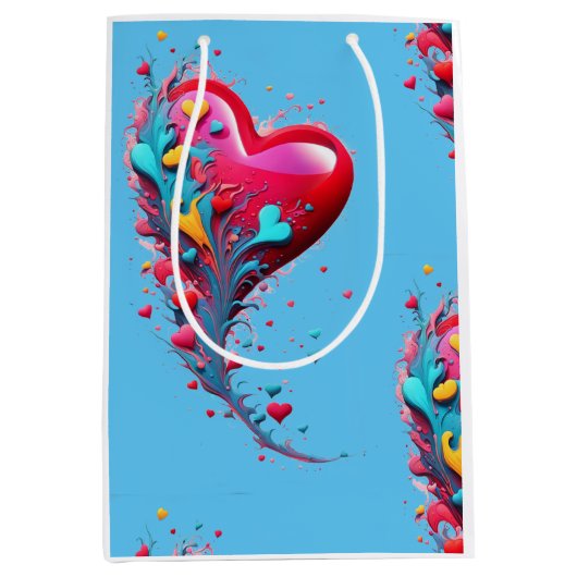 Bereik haar met je hart II Medium Cadeauzakje (Voorkant)