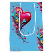 Bereik haar met je hart II Medium Cadeauzakje (Achterkant)