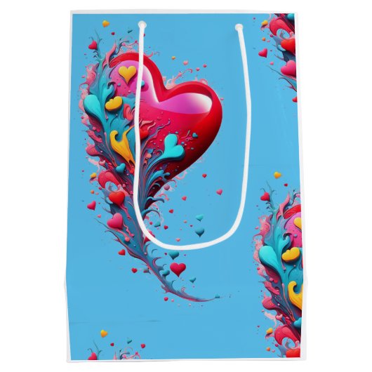 Bereik haar met je hart II Medium Cadeauzakje (Achterkant)