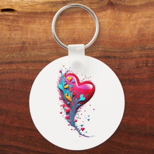 Bereik haar met je hart II Sleutelhanger (Achterkant)