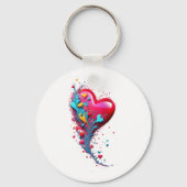 Bereik haar met je hart II Sleutelhanger (Achterkant)