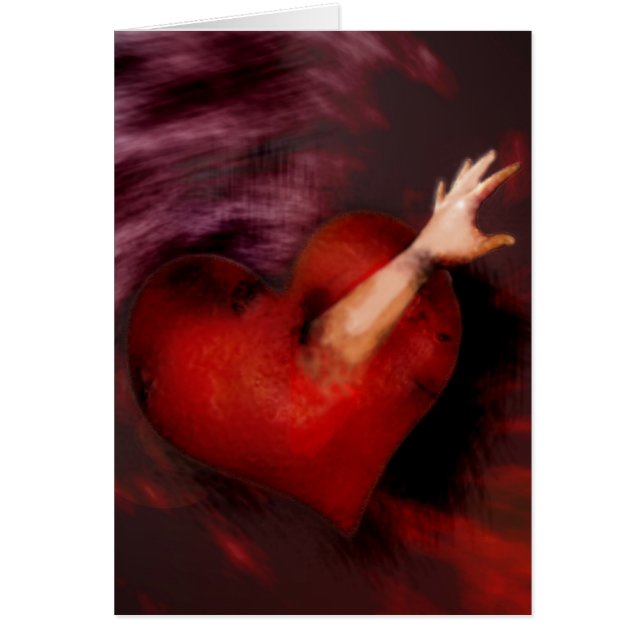 Bereik haar met je hart Kaart (Voorkant)