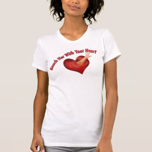 Bereik haar met je hart T-shirt