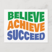 Bereik het Motivatie doel dat met succes wordt bep Briefkaart (Voorkant)