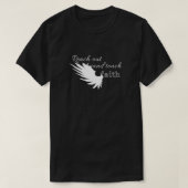 Bereik het vertrouwen uit en tik het geloof aan -  t-shirt (Design voorkant)