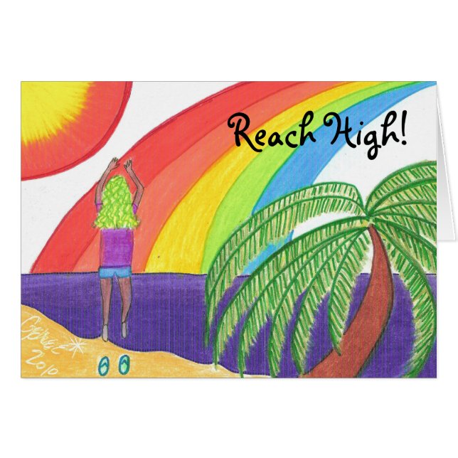 Bereik hoog! (Voorkant Horizontaal)