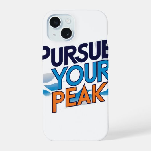 Bereik Je Top iPhone 15 Case (Achterkant)