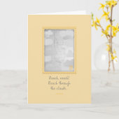 Bereik! Meisjesaanmoediging Kaart (Gele Bloem)