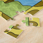 Bereik naar New Heights Giraffe Legpuzzel (Zijkant)