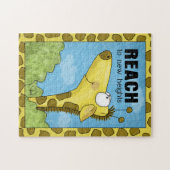 Bereik naar New Heights Giraffe Legpuzzel (Horizontaal)