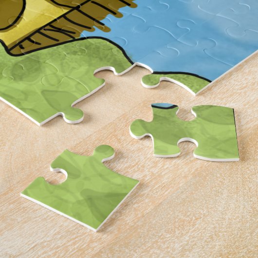 Bereik naar New Heights Giraffe Legpuzzel (Zijkant)