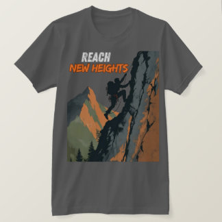 Bereik Nieuwe Hoogten – Klimdag Tribut T-shirt