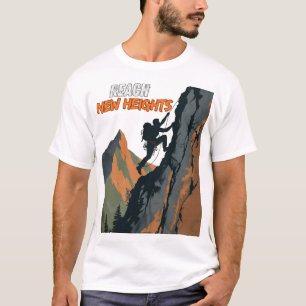 Bereik Nieuwe Hoogten – Klimdag Tribut T-shirt