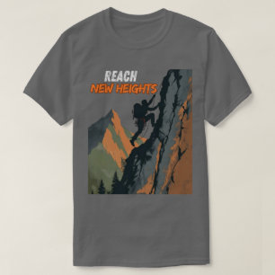 Bereik Nieuwe Hoogten – Klimdag Tribut T-shirt