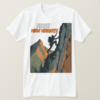 Bereik Nieuwe Hoogten – Klimdag Tribut T-shirt