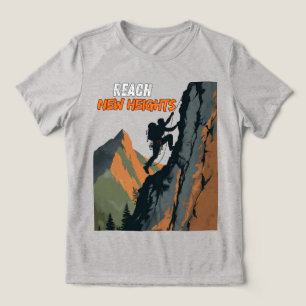 Bereik Nieuwe Hoogten – Klimdag Tribut Tri-Blend Shirt