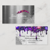 Bereik perfectie met permanente make-up visitekaartje (Voorkant / Achterkant)