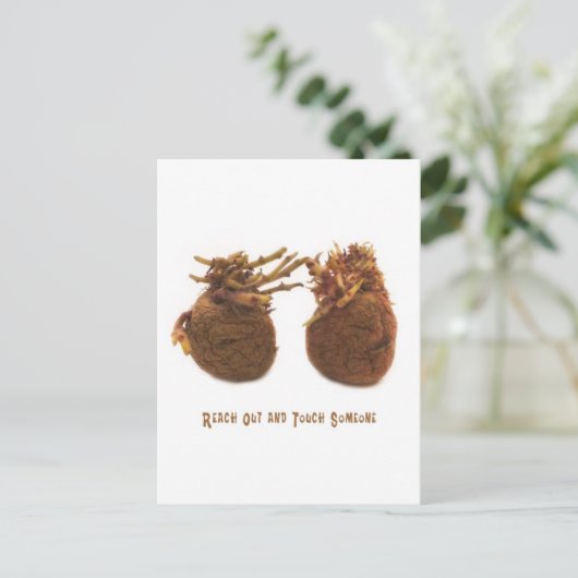 Bereik uit briefkaart (Staand voorkant)