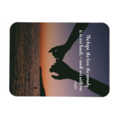 Bereik uit met mij magneet (Horizontaal)